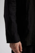 1 × Black Linen Blazer image 5