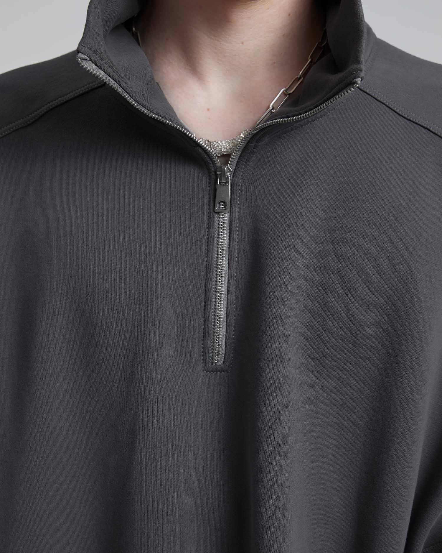 Half-Zip Relaxed Fit Sweatshirt image 5