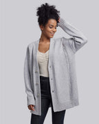 Wool & Cashmere Cardigan in Light Grey image 1