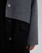1 × Paneled Pure Wool Coat image 7