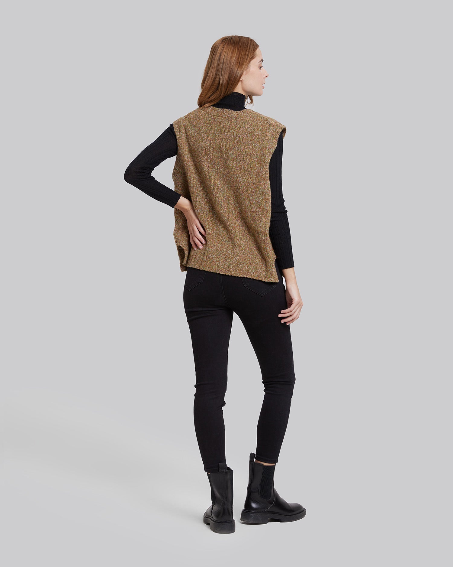 Pure Wool V-Neck Vest image 4