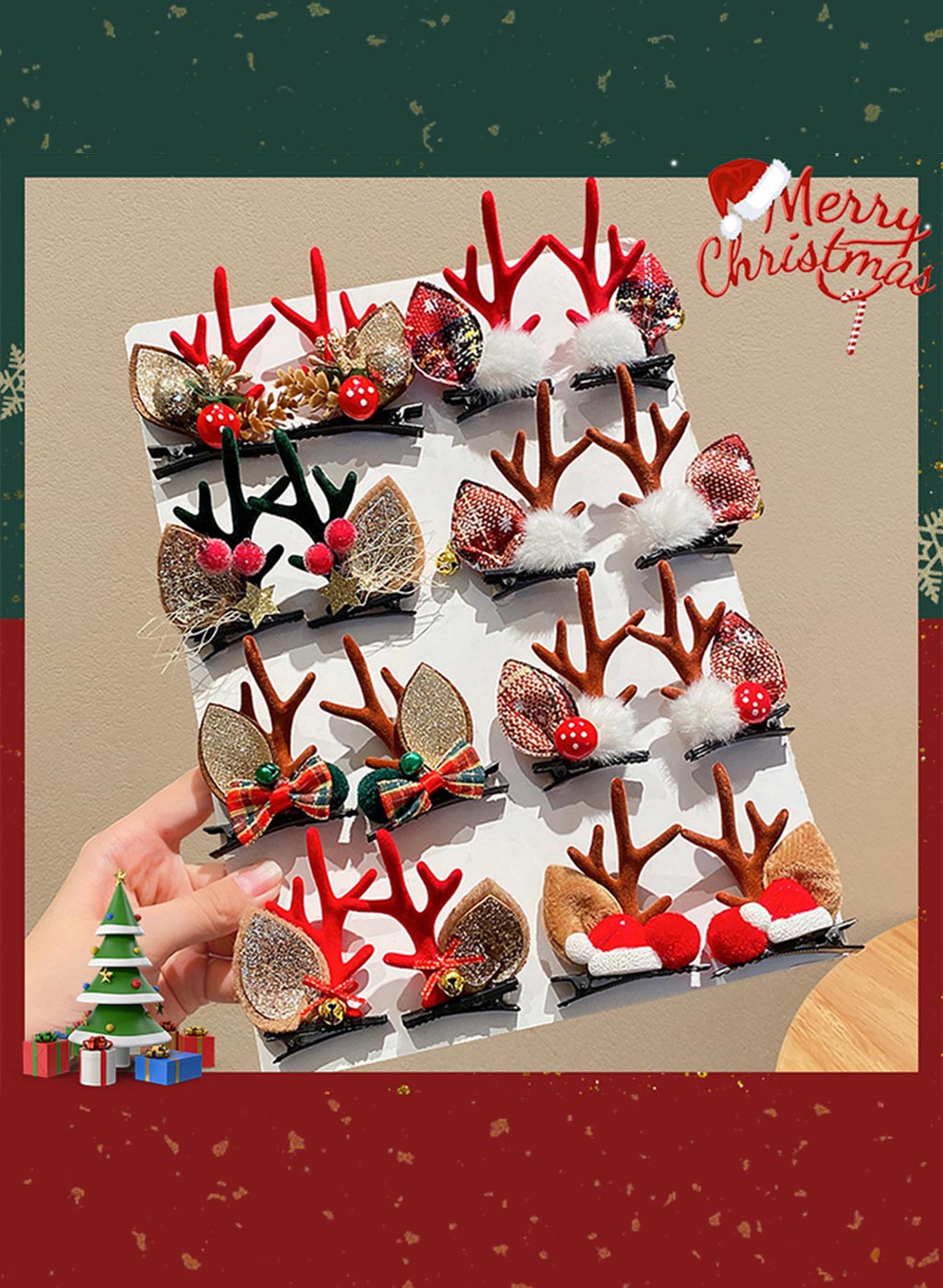 Special Christmas moose headdress image 2