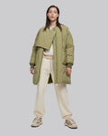Avocado Patch Pocket Long Down Jacket image 2