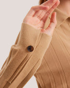 100% Merino Wool Button Front Cardigan image 5