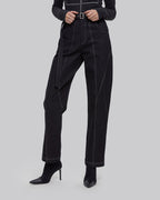 Multi Line Belted Pants image 3