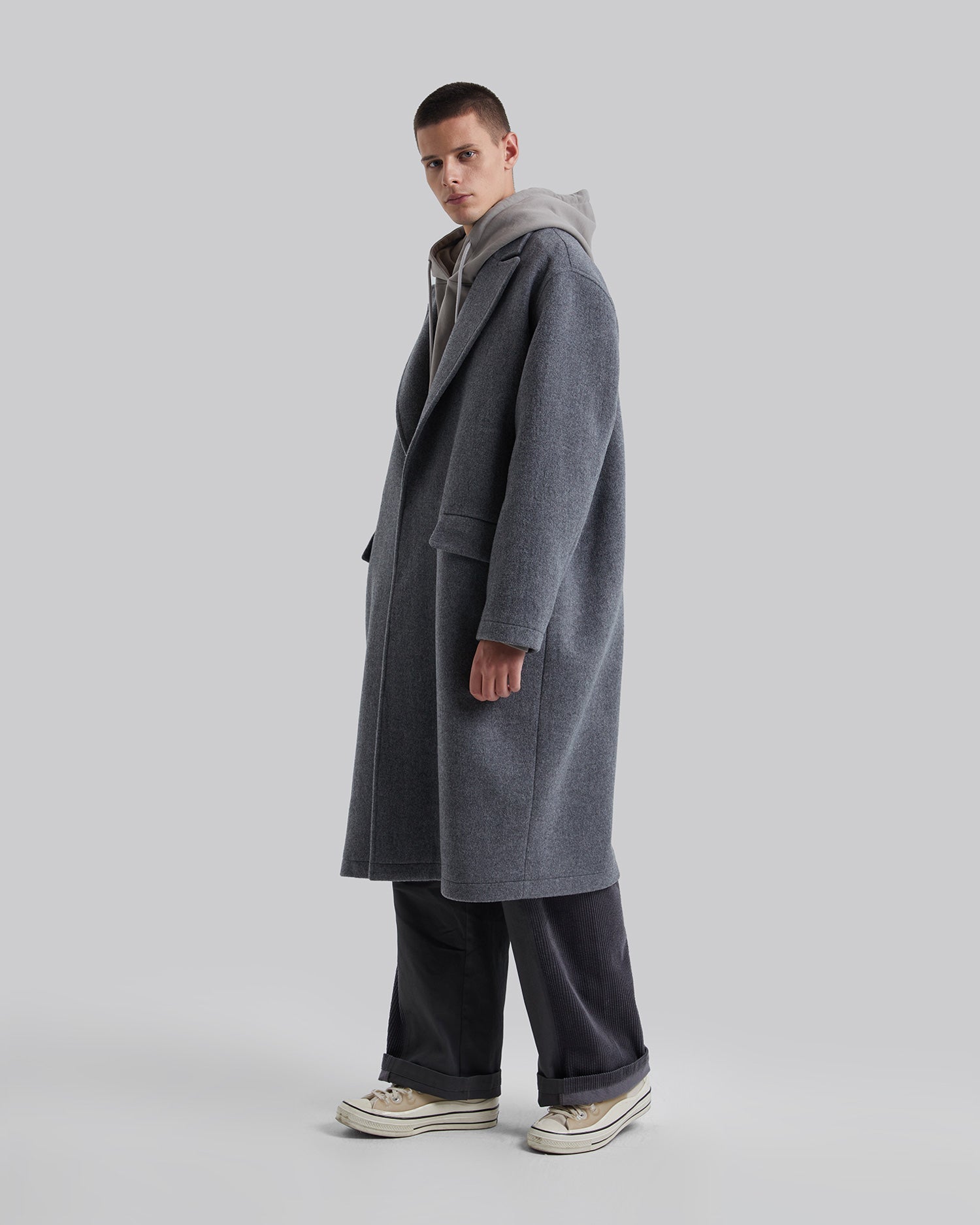 Pure Wool Cocoon Overcoat image 3
