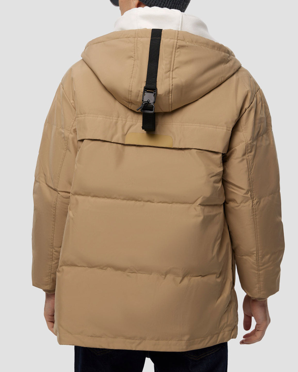 Buckle Hooded Puffer Jacket image 3