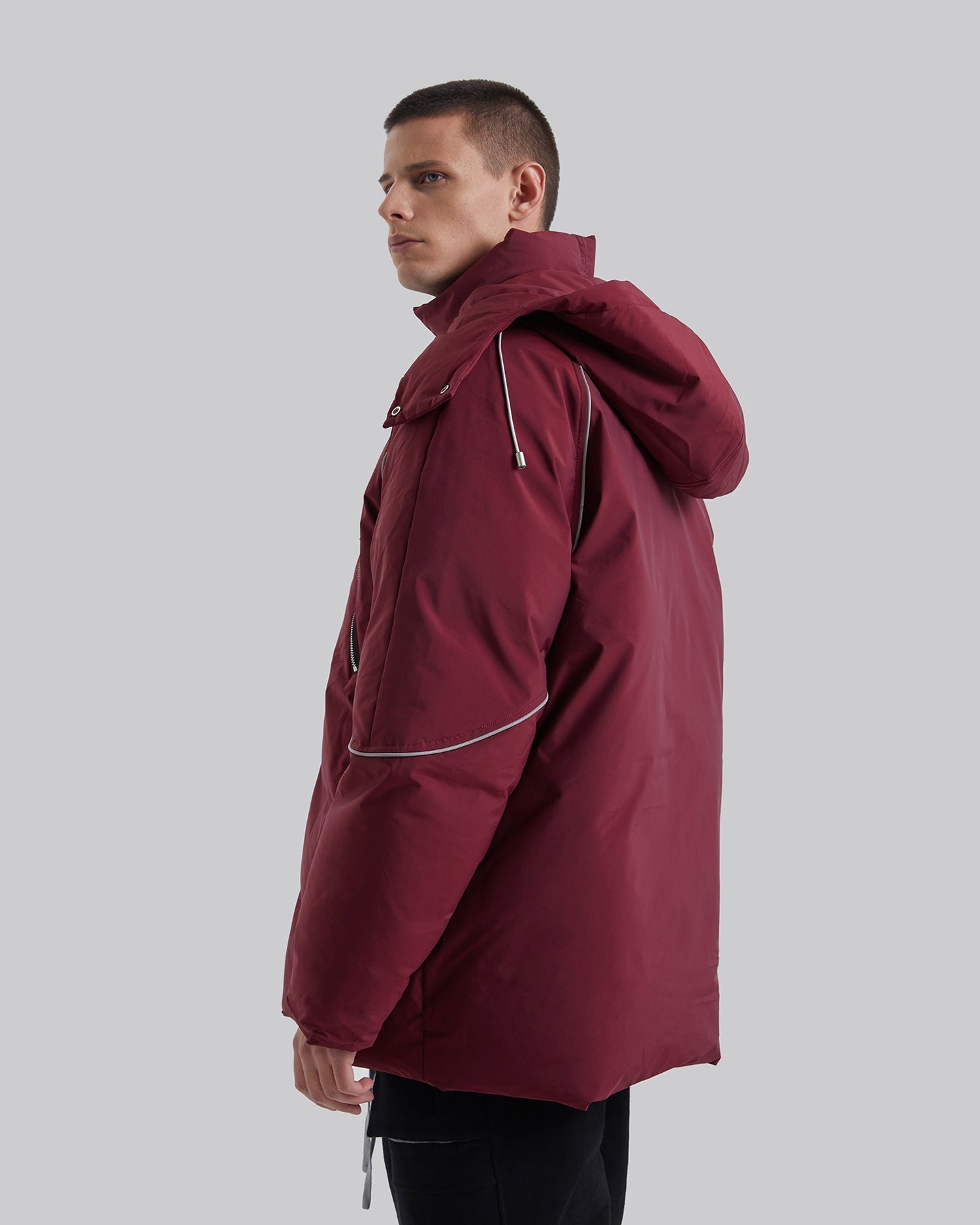 Reflective Water-Resistant Down Jacket image 4