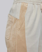 Suede & Wool Panel Pants image 5