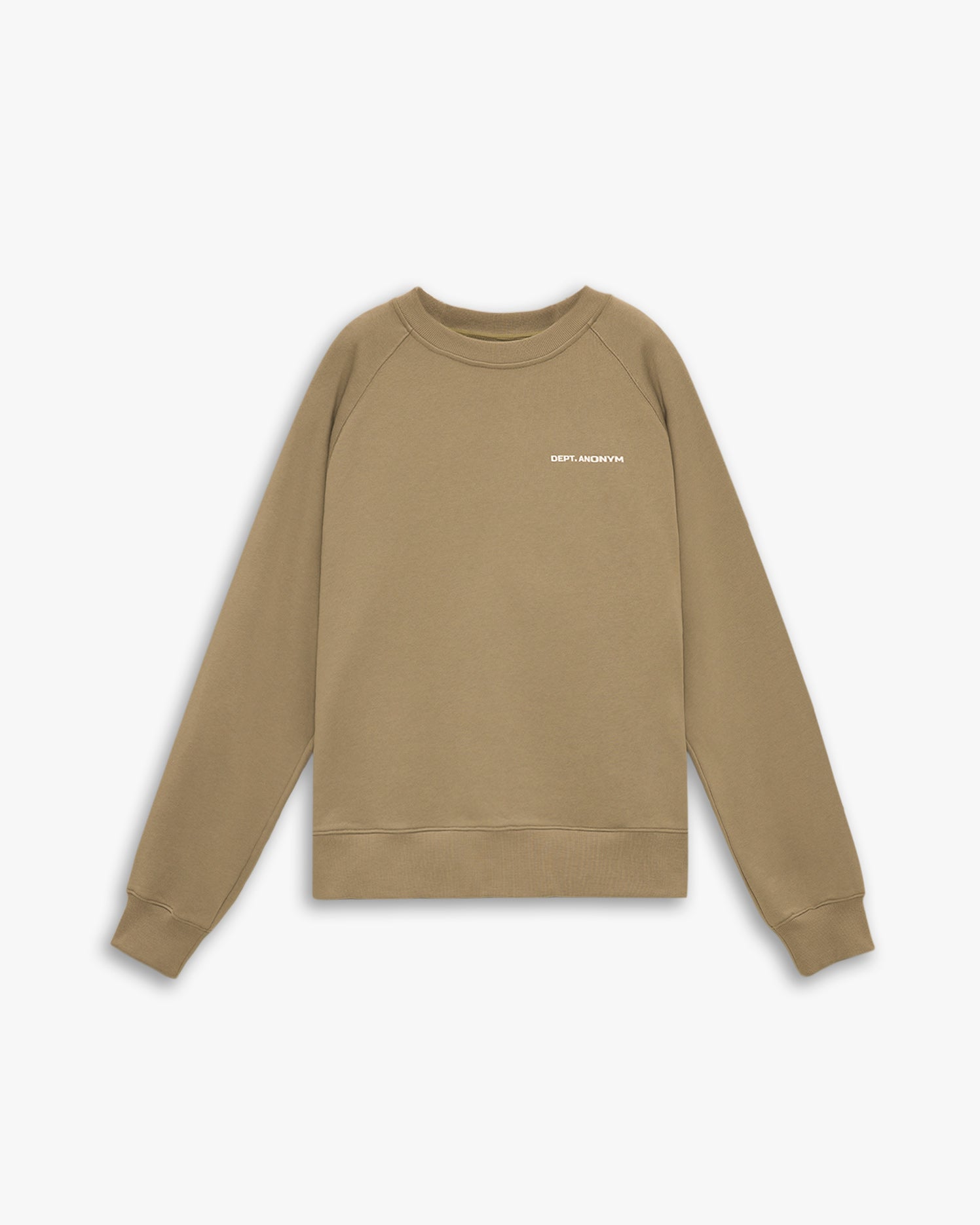 Plain Lounge Crewneck Sweatshirt - Brown, M image