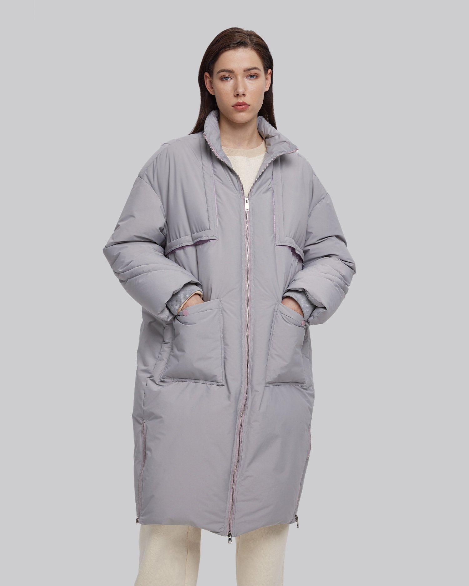 Patch Pocket Puffer Coat image 1