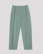 1 × Linen Tapered Pants - Blue, XS image