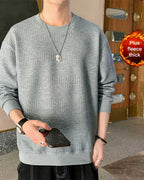 Basic Crewneck Sweatshirt - Silver, L image