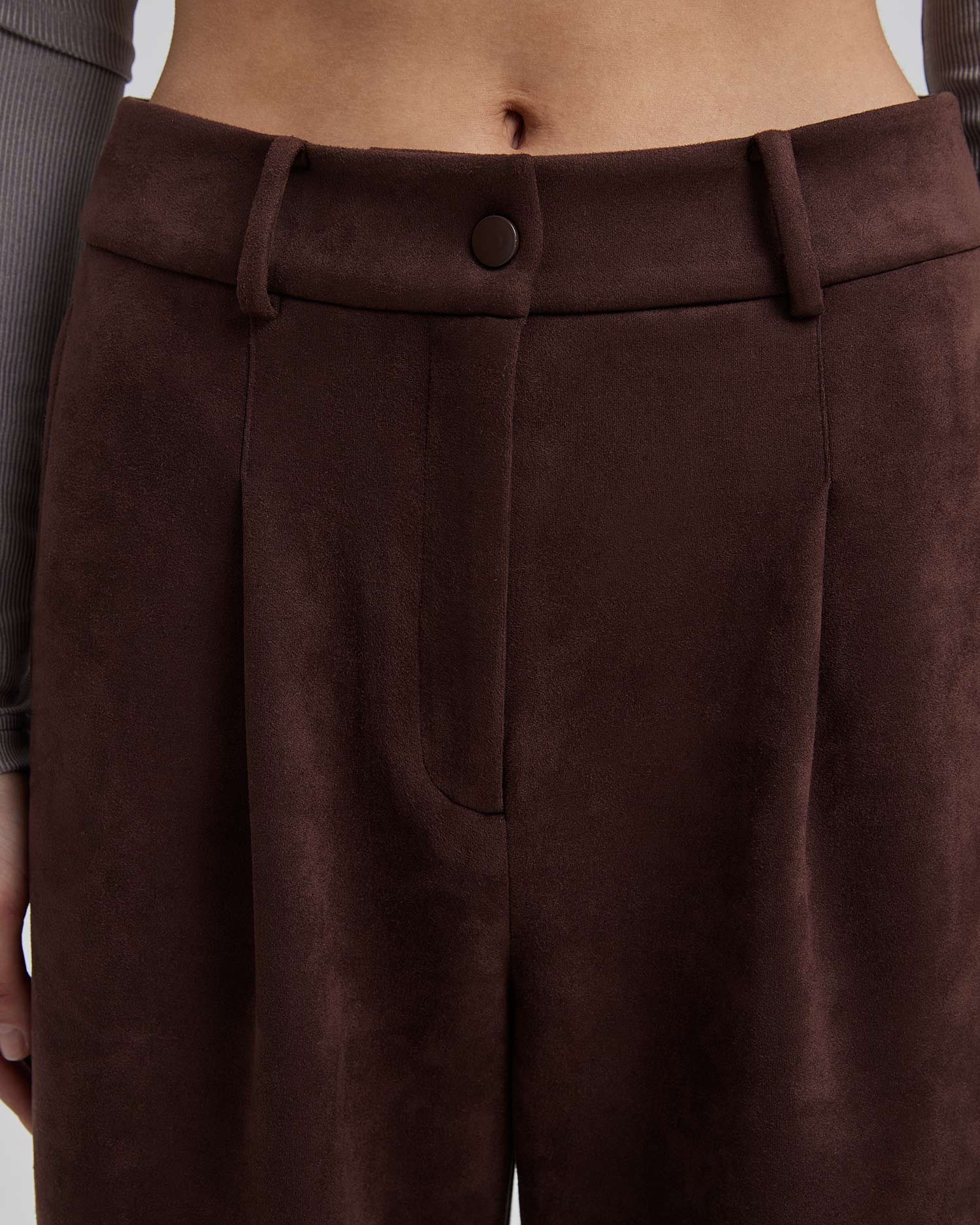 Brown Suede Riding Pants image 4