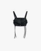 Faux-Leather Bralette image 0