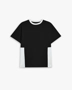 Two-Tone Patchworks T-Shirt - Black, L image