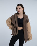 Hooded Terry Contrast Jacket image 4