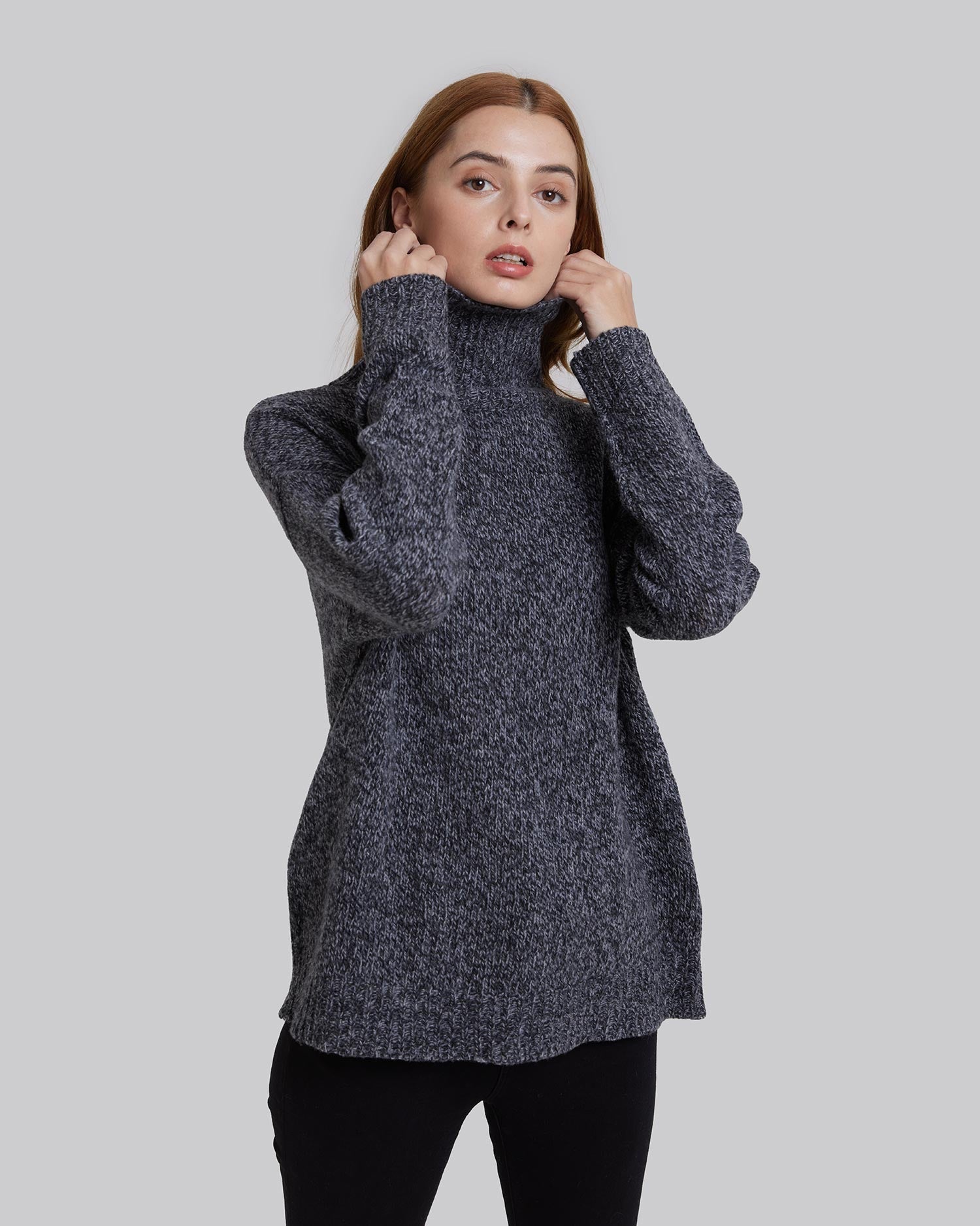 Pure Wool Turtleneck Jumper image 2