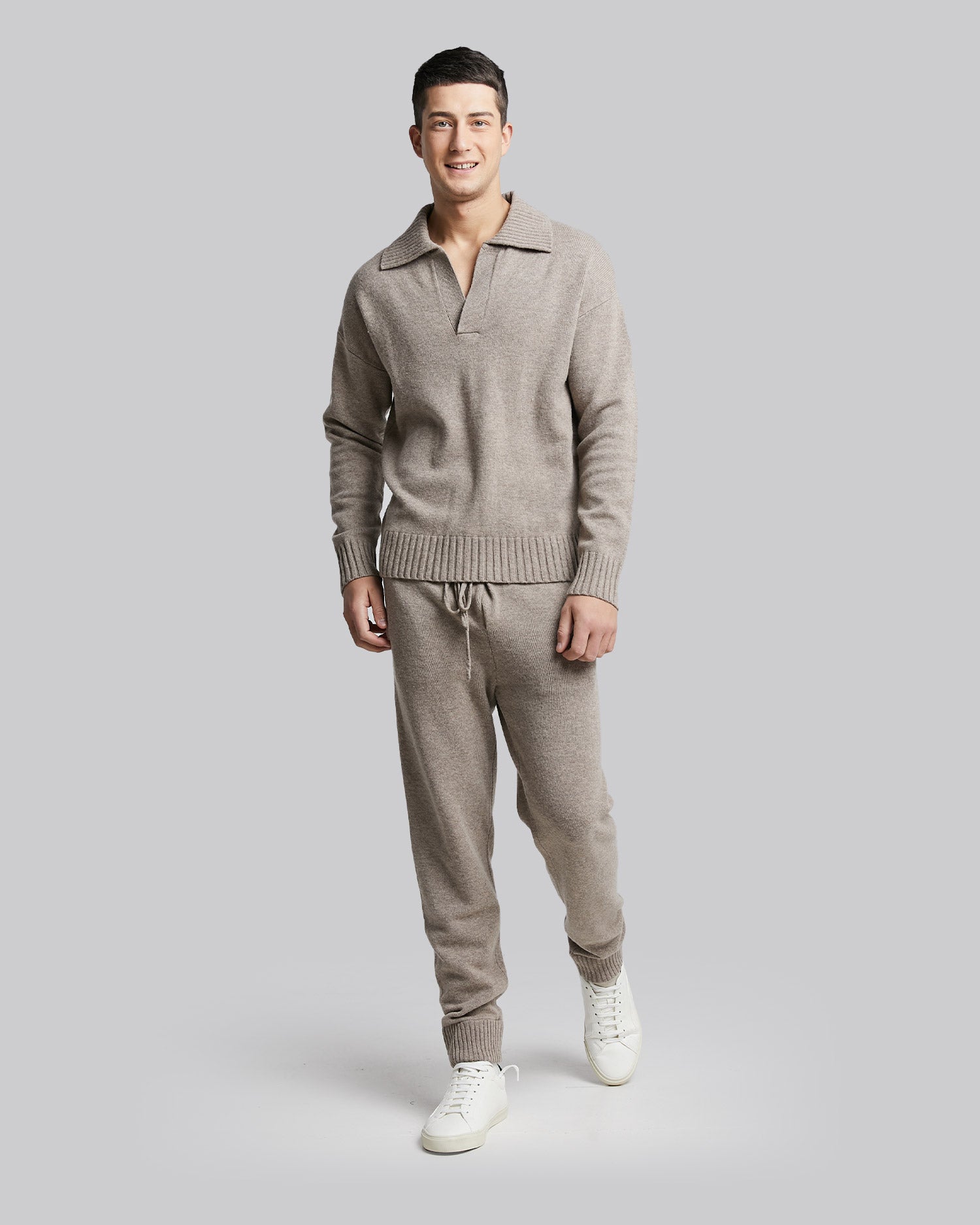 Polo Collar Wool Sweater image 1