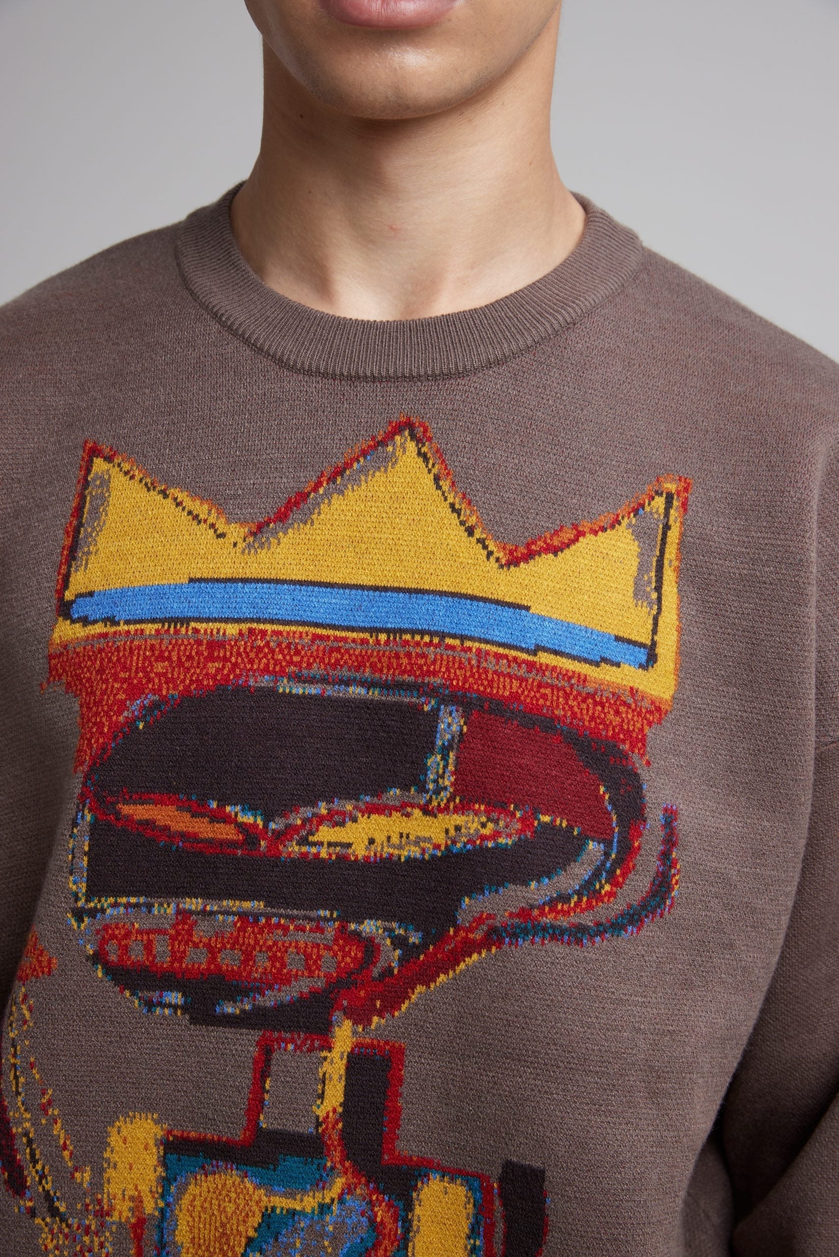 Crewneck With Skeleton Graphics image 3