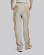 Suede & Wool Panel Pants image 4