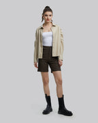 Drop-Shoulder Jacket - Ecru White, XL image