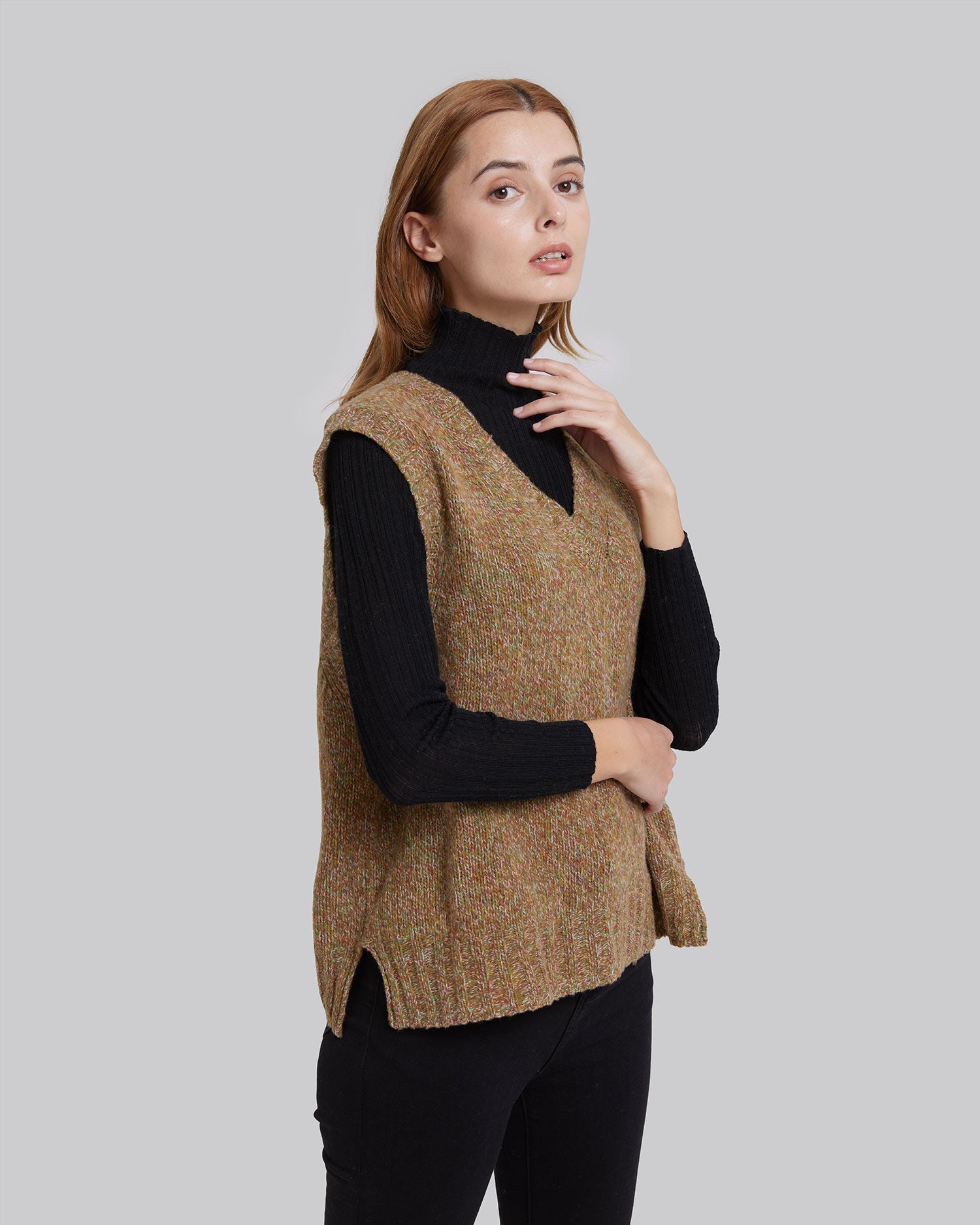 Pure Wool V-Neck Vest image 1
