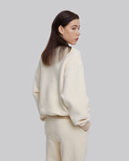 Letter-Patch Cotton Sweatshirt image 4