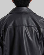 Faux-Leather Biker Jacket image 5