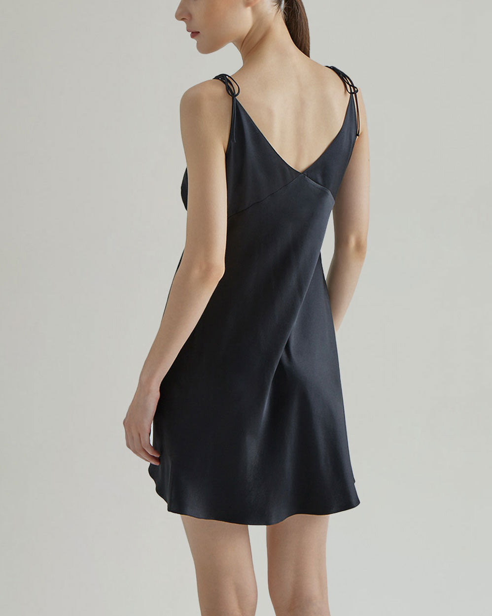 Lace Hollow Silk Dress image 2