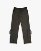 Knee Strapped Pants - Dark Green, XL image