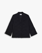 V-Neck Buttoned Puffer Jacket image 0