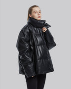 Leather-Like Down Jacket image 5