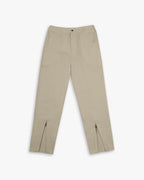 Tapered Pants With Shin Zippers - Khaki, XL image