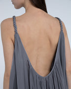 Silky Open Back Long Dress image 5