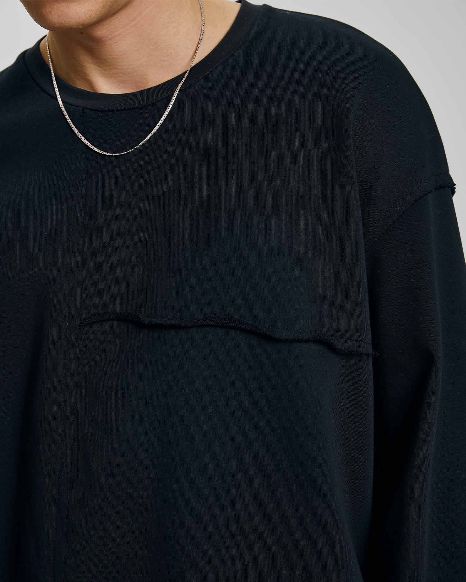 Paneled Long-Sleeve T-shirt image 3