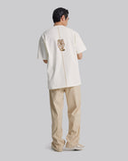 Paneled Long T-Shirt With Graphics image 3