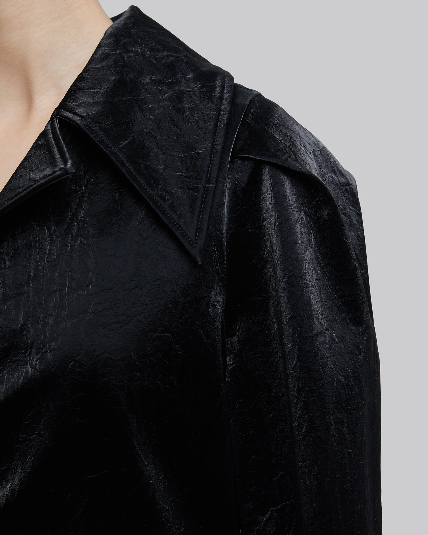Sanded Faux-Leather Jacket image 5