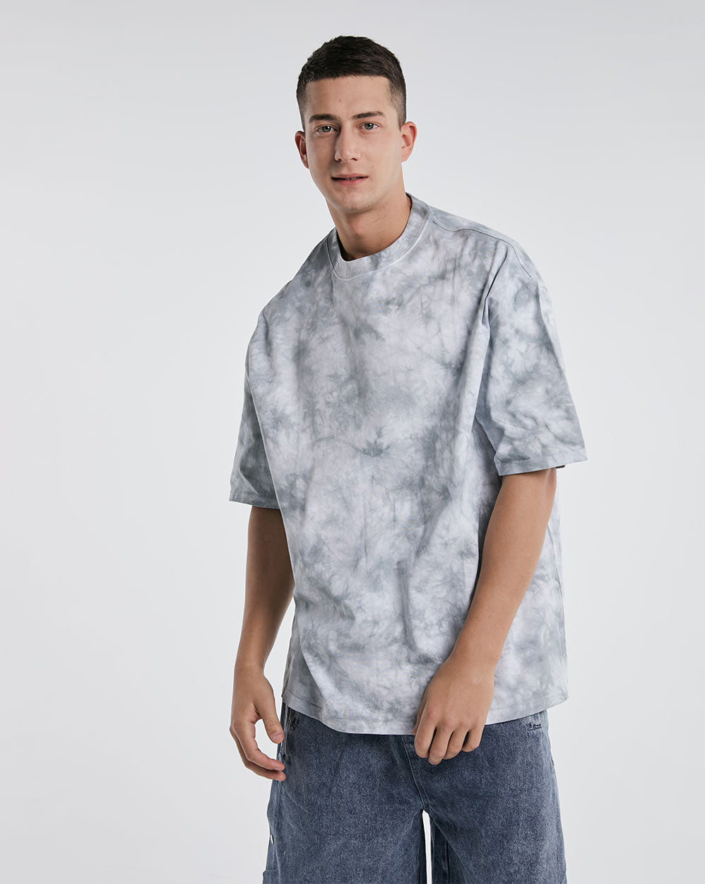 Oversized  Dyed  Pure Cotton T-shirt image 1