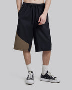 Two-Tone Draping Shorts image 3