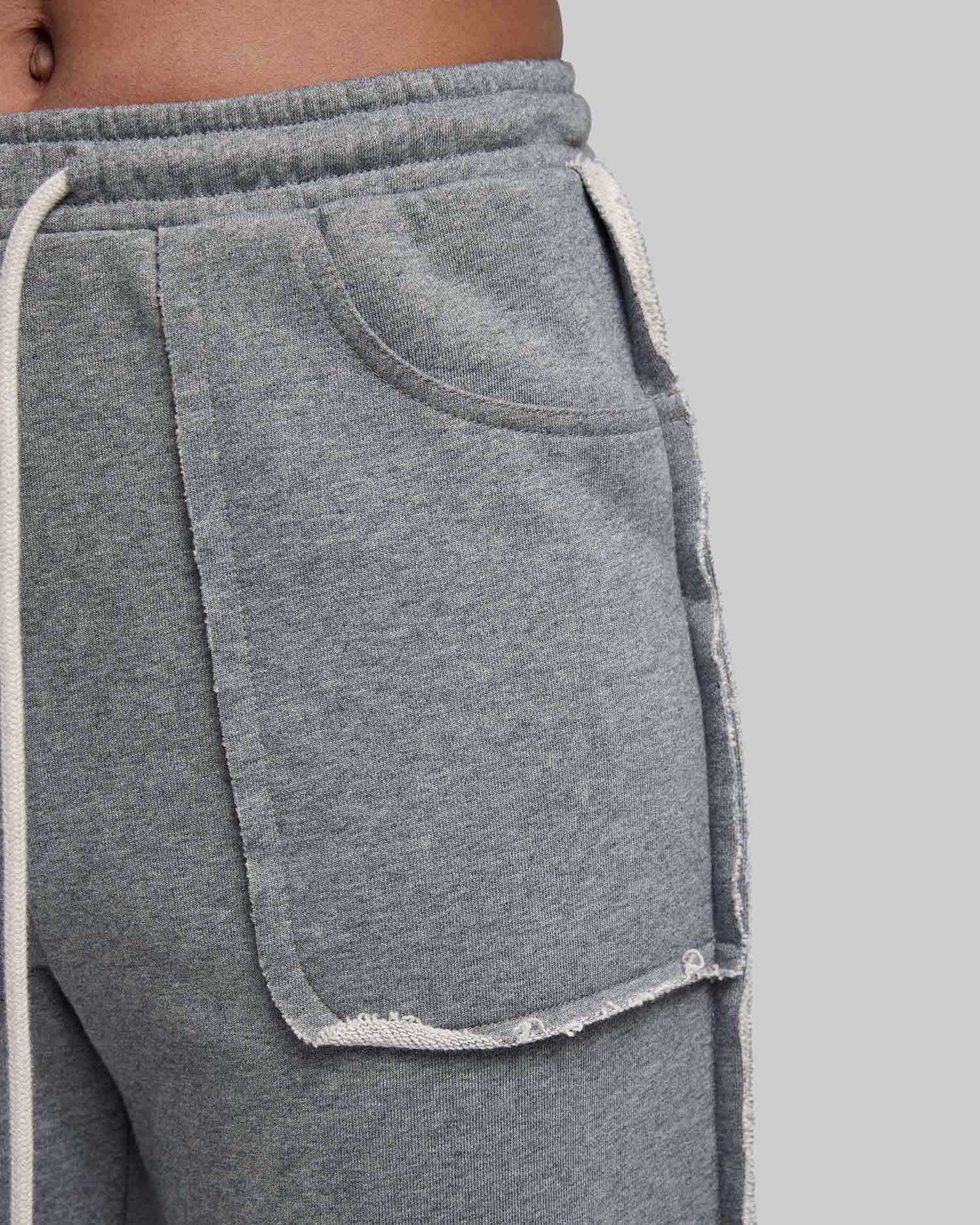 Sweatpants with Raw Seams image 3