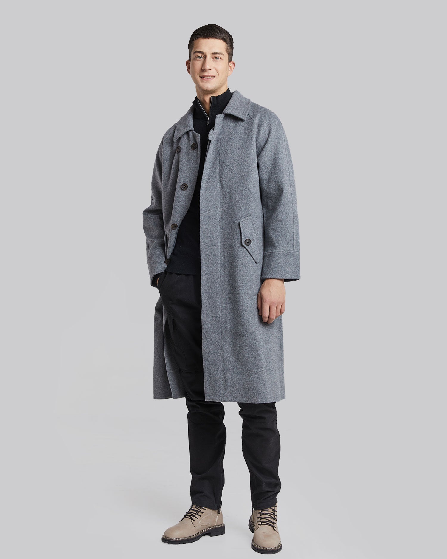 Wool-Cashmere Long Coat image 2