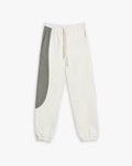 Side Paneled Sweatpants - White, S image