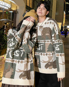 Animal Pattern Crewneck Jumper image 0