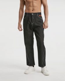 Classic Line Cotton Jeans - Black, XL image