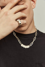 Silver Molten Ring image 1