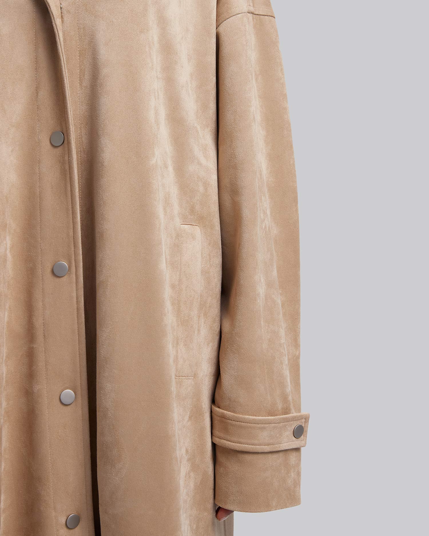 Long Suede Coat image 4