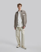 Unique Pocket Outer-Shirt - Khaki, L image