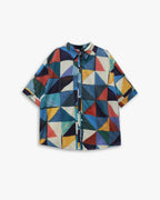 Multicolor Triangle Short Sleeve Shirt image 0