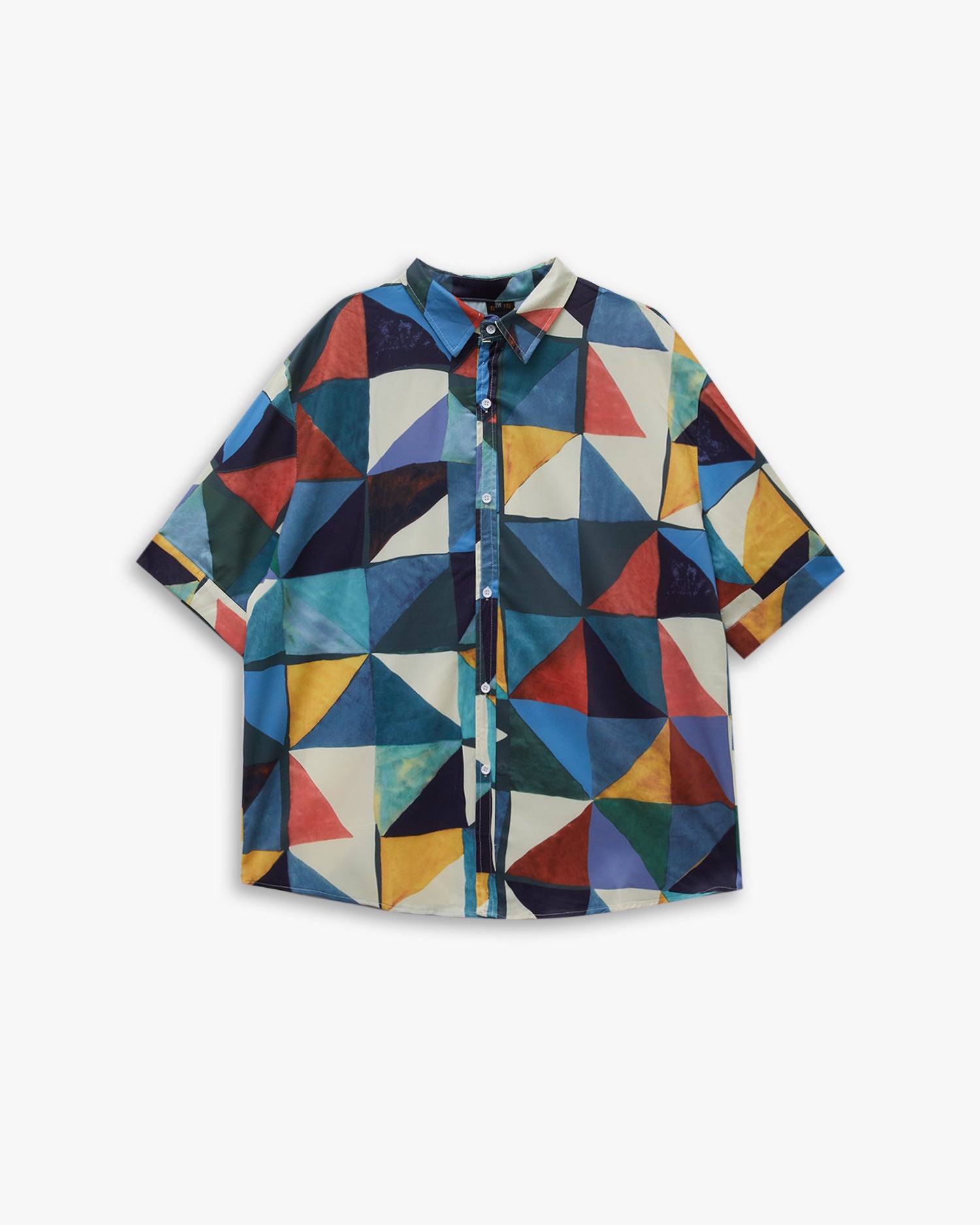 Multicolor Triangle Short Sleeve Shirt image 0
